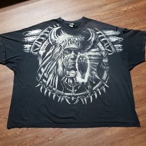 90s Vintage Liquid Blue Native Spiritual Tee